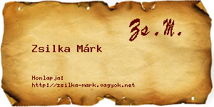 Zsilka Márk névjegykártya